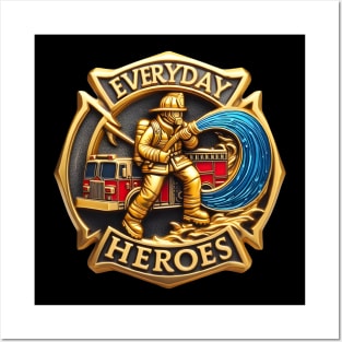 The Heroic Fireman Posters and Art